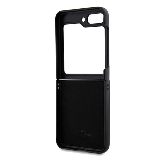 BMW Leather Hot Stamp case for Samsung Galaxy Z Flip 5 - black - Samsung Cases - Cases - Techbox