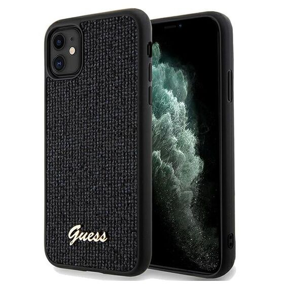 Guess Disco Metal Script case for iPhone 11 / Xr - black - Uncategorized Cases (2) - Cases - Techbox