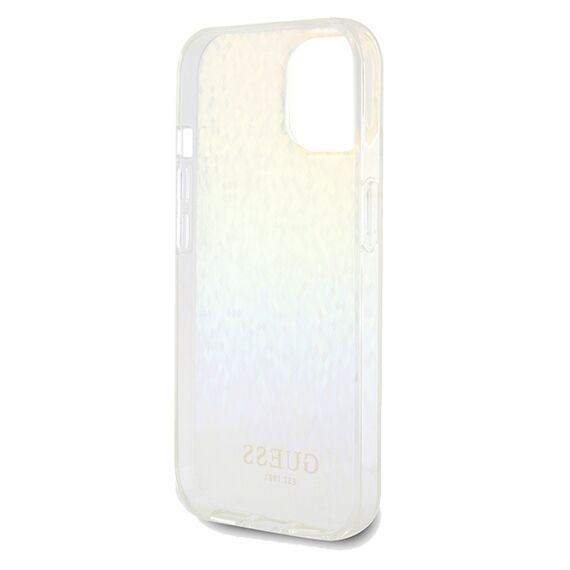 Guess IML Faceted Mirror Disco Iridescent case for iPhone 14 / 15 / 13 - multicolor - Apple Cases - Cases - Techbox