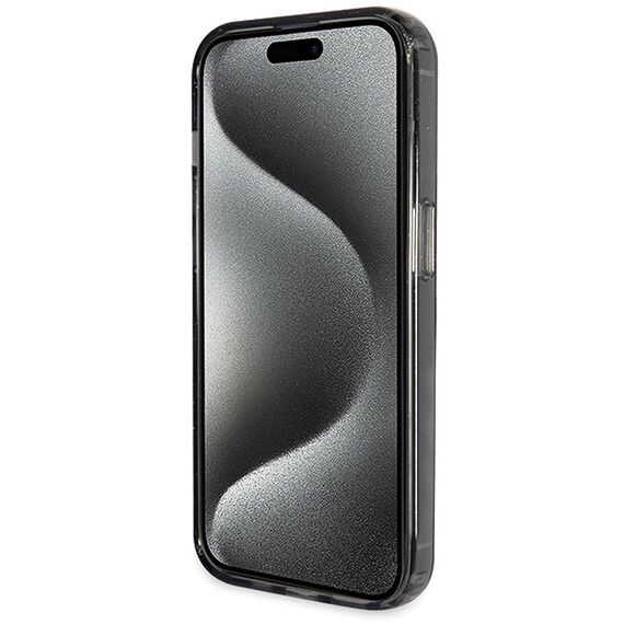 Guess Ring Stand Script Glitter MagSafe case for iPhone 13 Pro Max - black - Apple Cases - Cases - Techbox