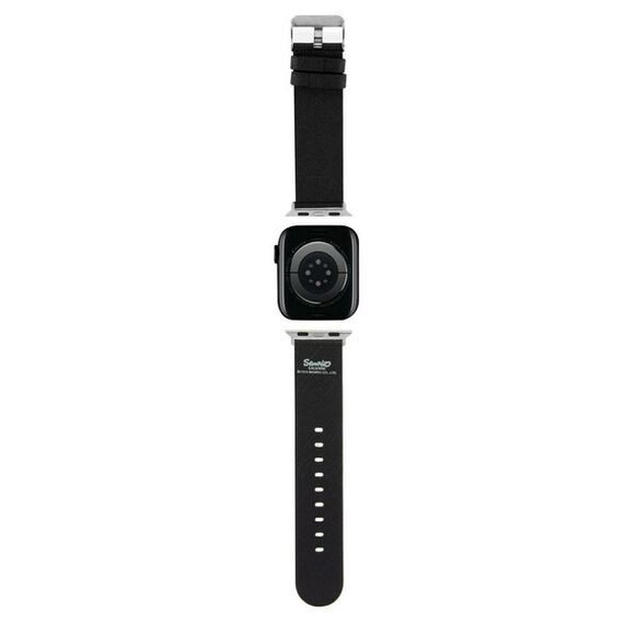 Hello Kitty Heads &amp; Bows Pattern Strap for Apple Watch 38/40/41mm - Black - Accessories - Smartwatches & Accessories - Techbox