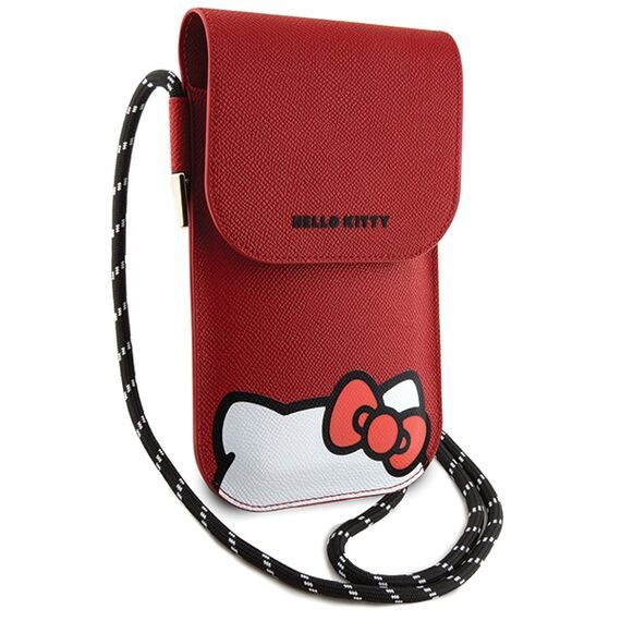 Hello Kitty Leather Hiding Kitty Cord bag - red - Uncategorized Screen Protection (2) - Screen & Camera Protection - Techbox
