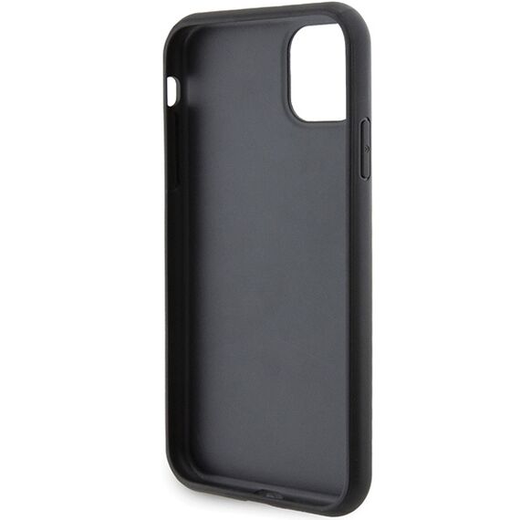 Karl Lagerfeld Gripstand Saffiano Karl&amp;Choupette Pins case for iPhone 11 / Xr - black - Uncategorized Cases (2) - Cases - Techbox
