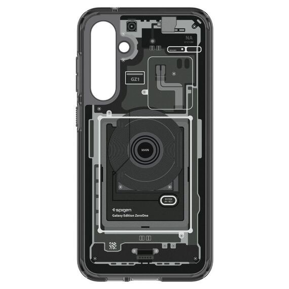 Spigen Ultra Hybrid Case for Samsung Galaxy S23 FE - Dark Gray (Zero One Pattern) | Techbox