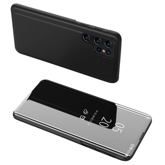 Clear View Case for Samsung A05s with flap - black - Samsung Cases - Cases - Techbox