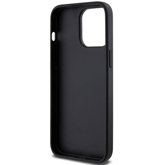 Karl Lagerfeld Gripstand Saffiano Choupette Pins case for iPhone 13 Pro Max - black | Techbox