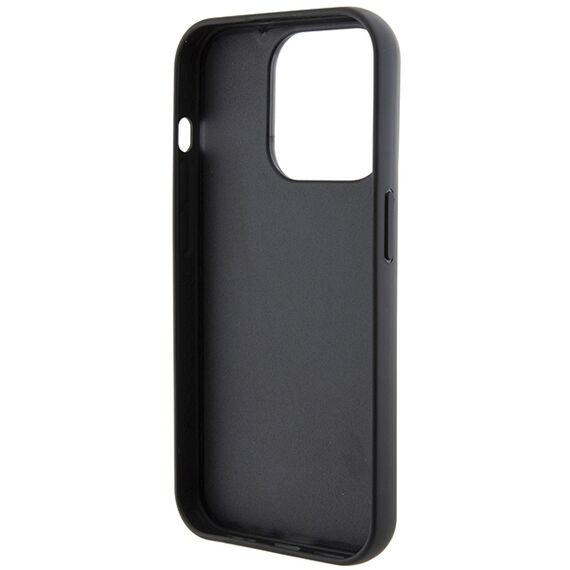Karl Lagerfeld Gripstand Saffiano Choupette Pins case for iPhone 14 Pro - black | Techbox