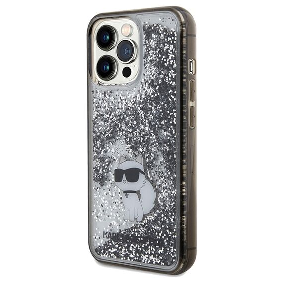 Karl Lagerfeld Liquid Glitter Choupette case for iPhone 13 Pro Max - transparent - Apple Cases - Cases - Techbox