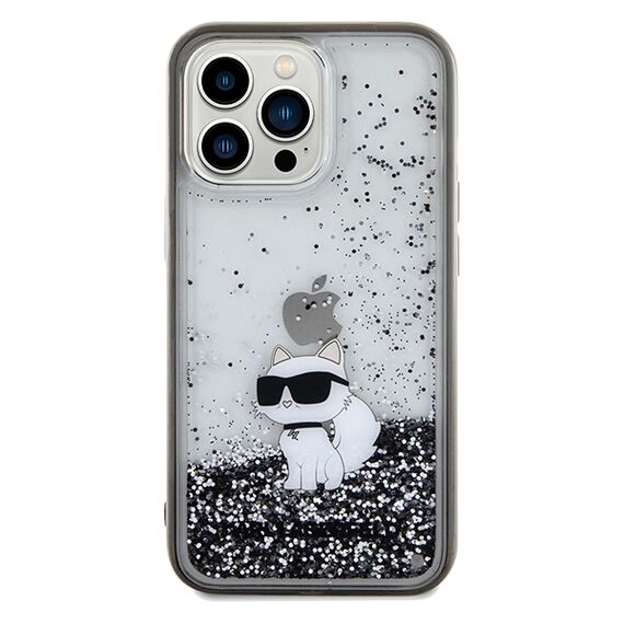 Karl Lagerfeld Liquid Glitter Choupette case for iPhone 13 Pro Max - transparent - Apple Cases - Cases - Techbox
