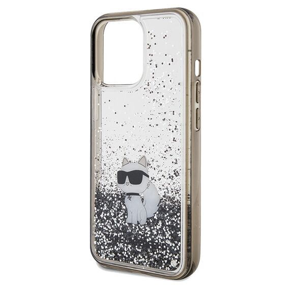 Karl Lagerfeld Liquid Glitter Choupette case for iPhone 13 Pro Max - transparent - Apple Cases - Cases - Techbox