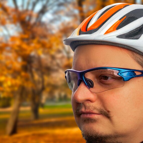 Rockbros 10069 photochromic UV400 cycling glasses - blue - Bicycle - Sports & Fitness - Techbox