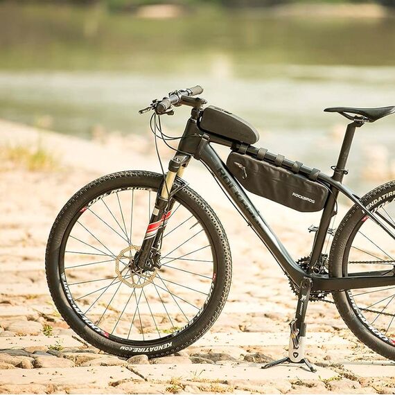Rockbros AS-019-1 bicycle frame bag waterproof 1.6 l - black | Techbox
