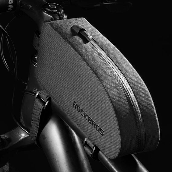 Rockbros AS-019-1 bicycle frame bag waterproof 1.6 l - black | Techbox