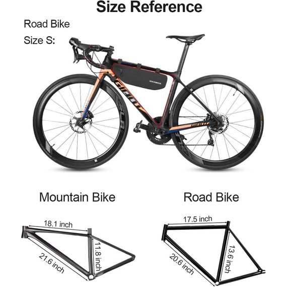 Rockbros AS-043 bicycle bag with Velcro 3l - black - Bicycle - Sports & Fitness - Techbox
