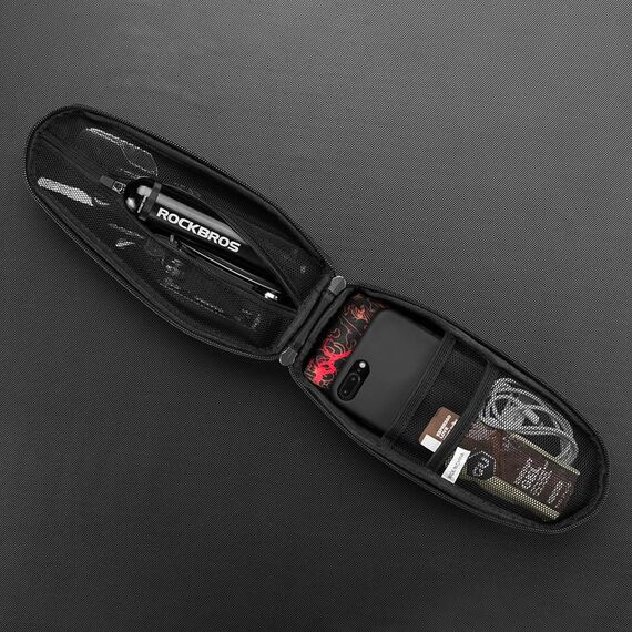 Rockbros B60 waterproof bicycle bag for frame - black | Techbox