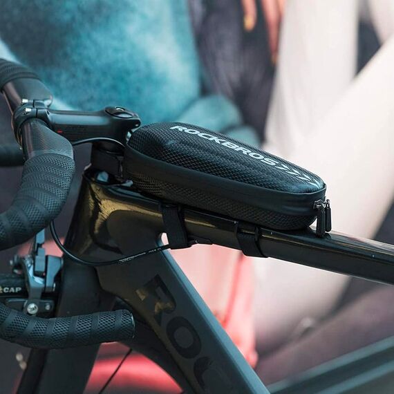 Rockbros B60 waterproof bicycle bag for frame - black | Techbox