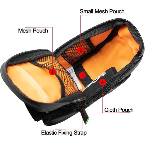 Rockbros C7-1 waterproof bicycle bag with saddle mounting 1.5l - black - Bicycle - Sports & Fitness - Techbox