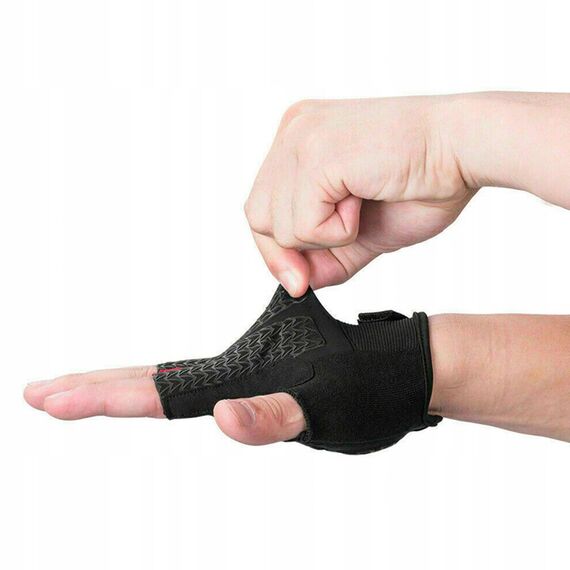 Rockbros S169BGR M cycling gloves with gel inserts - gray - Bicycle - Sports & Fitness - Techbox