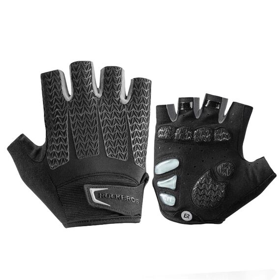 Rockbros S169BGR S cycling gloves with gel inserts - gray - Bicycle - Sports & Fitness - Techbox