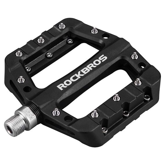Rockbros 2017-12CBK Nylon Bicycle Pedal Set - Black - Bicycle - Sports & Fitness - Techbox