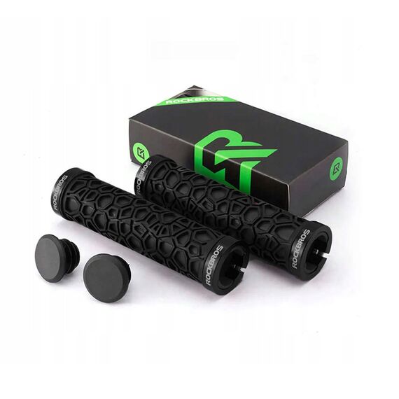 Rockbros 2017-14ABK bicycle grips - black | Techbox