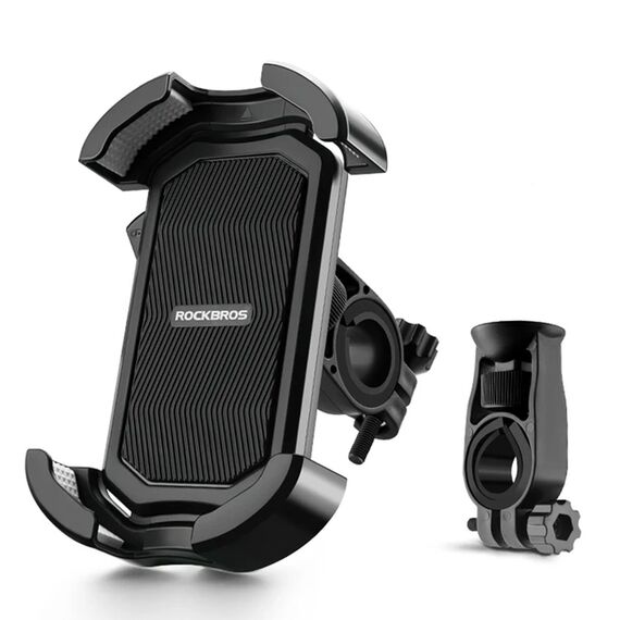 Rockbros 25210032001 Bike Phone Holder for Handlebars - Black | Techbox