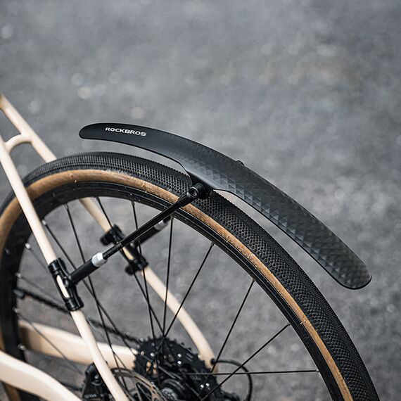 Rockbros 28210007001 bicycle fender, universal, adjustable - black | Techbox