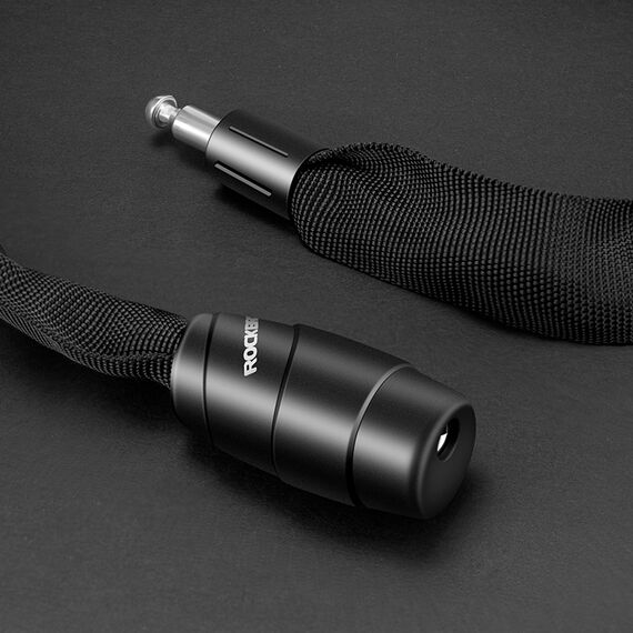Rockbros 3230002001 bicycle lock with combination and key - black | Techbox