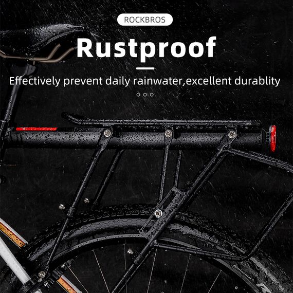 Rockbros 33210004001 bicycle rack with shelf - black - Bicycle - Sports & Fitness - Techbox