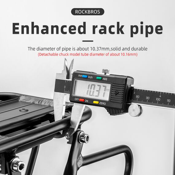 Rockbros 33210004001 bicycle rack with shelf - black - Bicycle - Sports & Fitness - Techbox