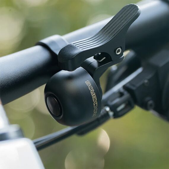 Rockbros 34210007002 bicycle bell for the right side of the handlebar - black - Smartphone Holders - Smartphones - Techbox