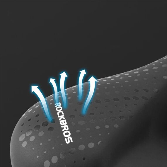 Rockbros 38218916001 MTB bicycle saddle - black | Techbox