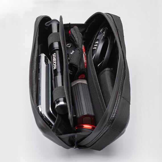 Rockbros B66 waterproof bicycle bag for frame - black | Techbox