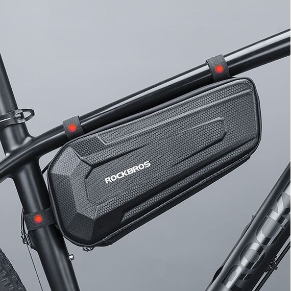 Rockbros B66 waterproof bicycle bag for frame - black | Techbox