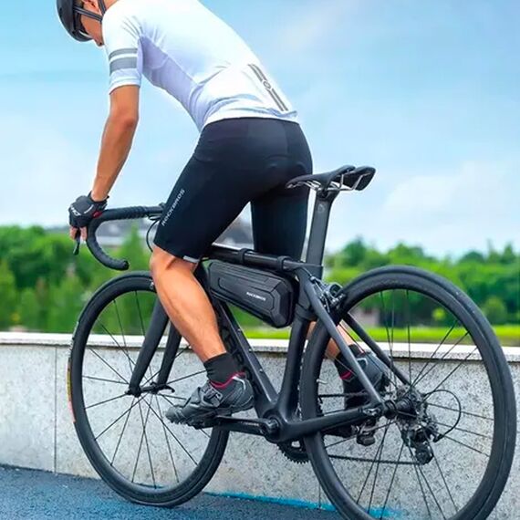 Rockbros B67 waterproof frame bike bag - black | Techbox