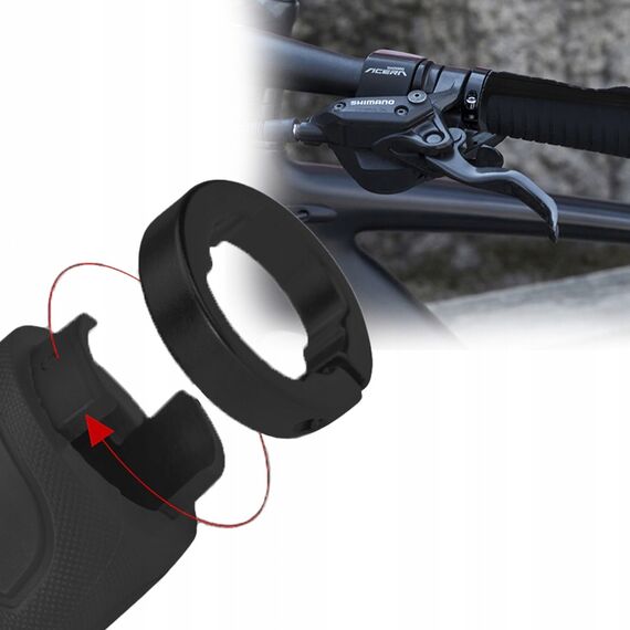 Rockbros BT1802BK bicycle grips - black | Techbox