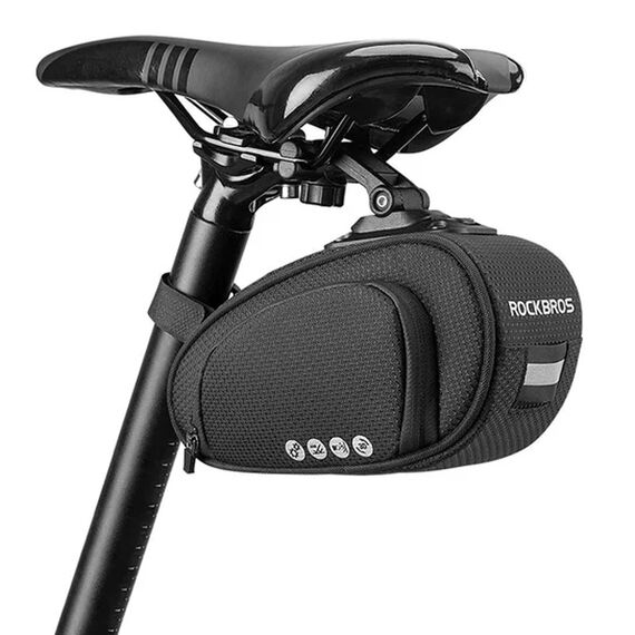 Rockbros C40 bicycle bag under the saddle - black - Bicycle - Sports & Fitness - Techbox