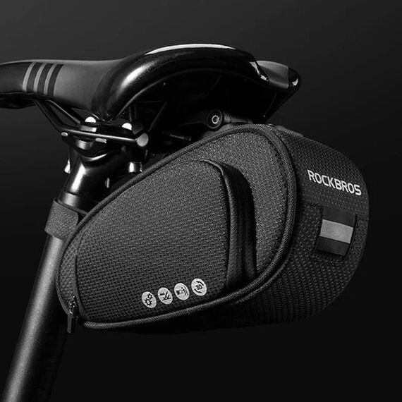 Rockbros C40 bicycle bag under the saddle - black - Bicycle - Sports & Fitness - Techbox