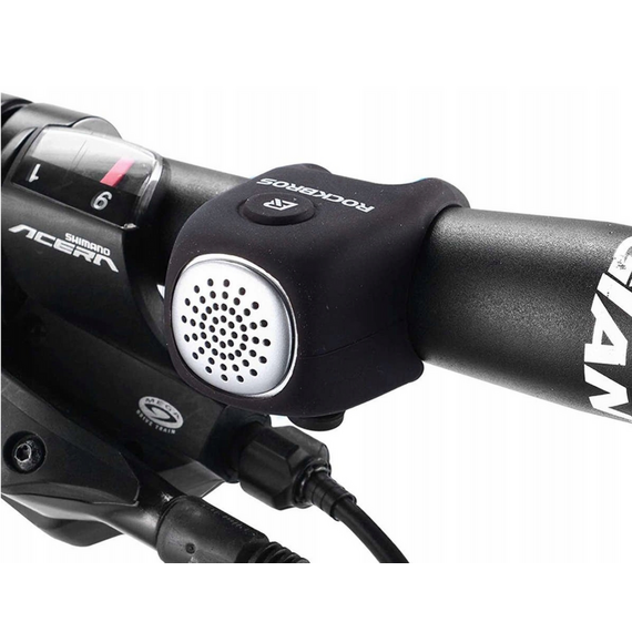 Rockbros CB1709BK electronic bicycle bell - black | Techbox