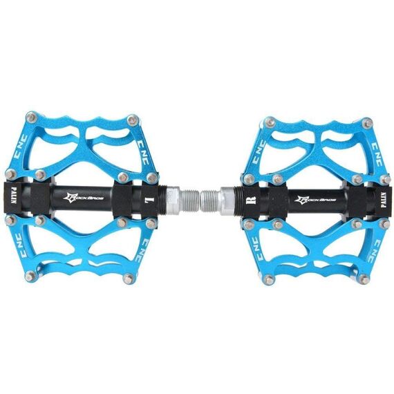 Rockbros JT201012LBL bicycle pedal set - blue | Techbox
