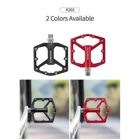Rockbros K203-BK bicycle pedal set - black - Smartphone Holders - Smartphones - Techbox
