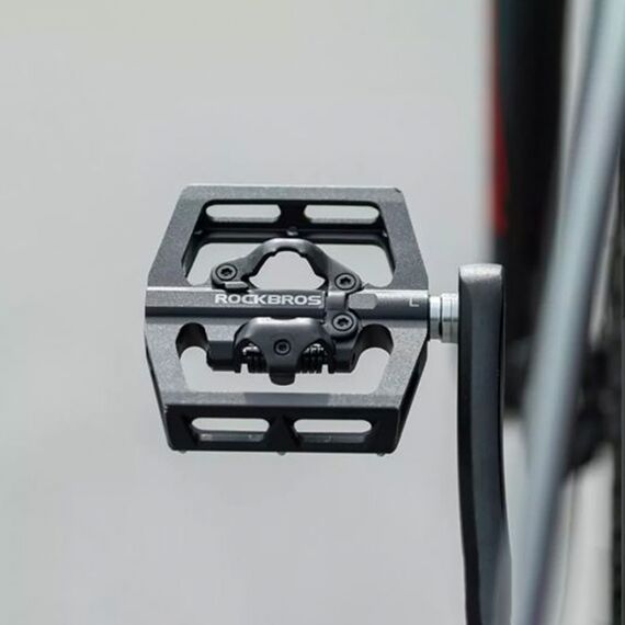 Rockbros PD15-BK Aluminum Alloy Bicycle Pedal Set - Black - Bicycle - Sports & Fitness - Techbox