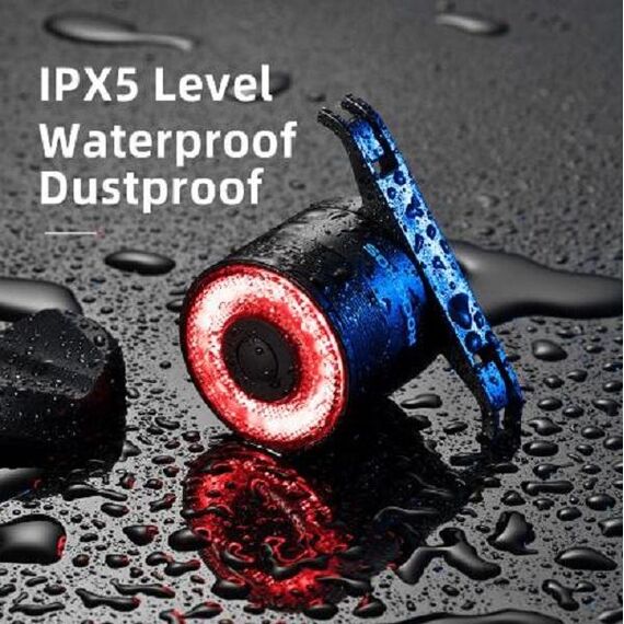 Rockbros Q3 rear bicycle lamp with intelligent stop system - black - Bicycle - Sports & Fitness - Techbox