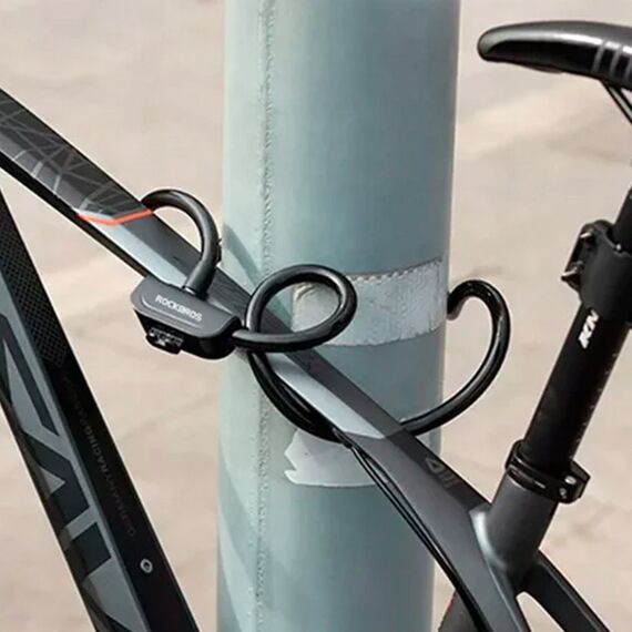 Rockbros RKS515-BK bicycle lock with 1.1 m key - black - Bicycle - Sports & Fitness - Techbox