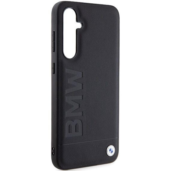 BMW BMHCS23FESLLBK S23 FE S711 black/black Leather Hot Stamp - Samsung Cases - Cases - Techbox
