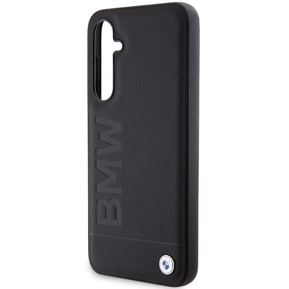 BMW BMHCS23FESLLBK S23 FE S711 black/black Leather Hot Stamp - Samsung Cases - Cases - Techbox