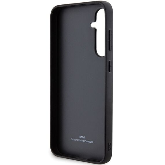BMW BMHCS23FESLLBK S23 FE S711 black/black Leather Hot Stamp - Samsung Cases - Cases - Techbox