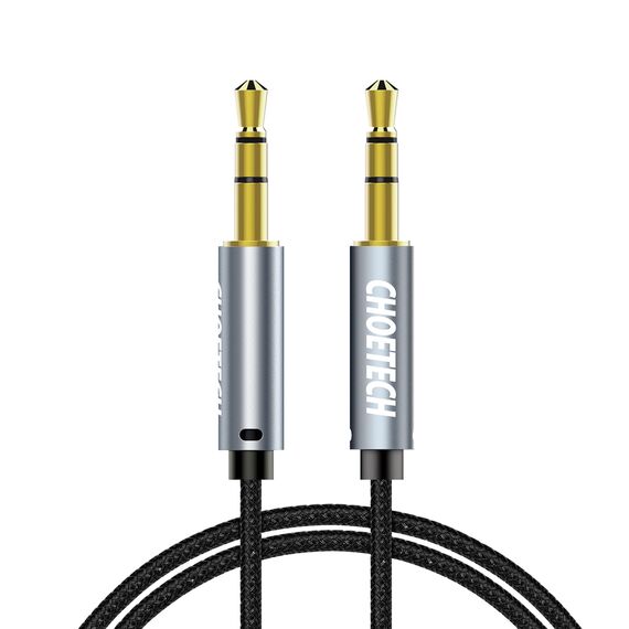 Choetech AUX002 cable mini jack 3.5mm (male) / mini jack 3.5mm (male) 1.2m - black - Cables & Adapters - Cables & Accessories - Techbox