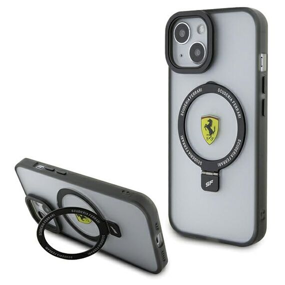 Ferrari Ring Stand 2023 Collection MagSafe Case for iPhone 15 Plus / 14 Plus - Transparent | Techbox