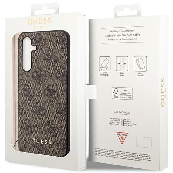 Guess GUHCS23FEGF4GBR S23 FE S711 brown/brown hardcase 4G Charms Collection | Techbox